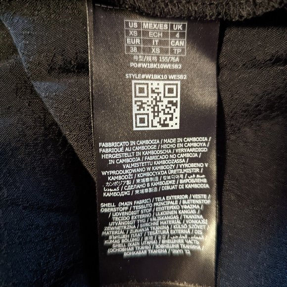 Guess Eco Doha Wrap Dress XS Jet Black - Picture 11 of 14